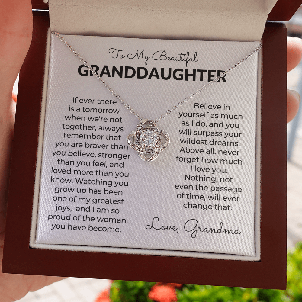 Granddaughter Gift | Believe Necklace 0547T3