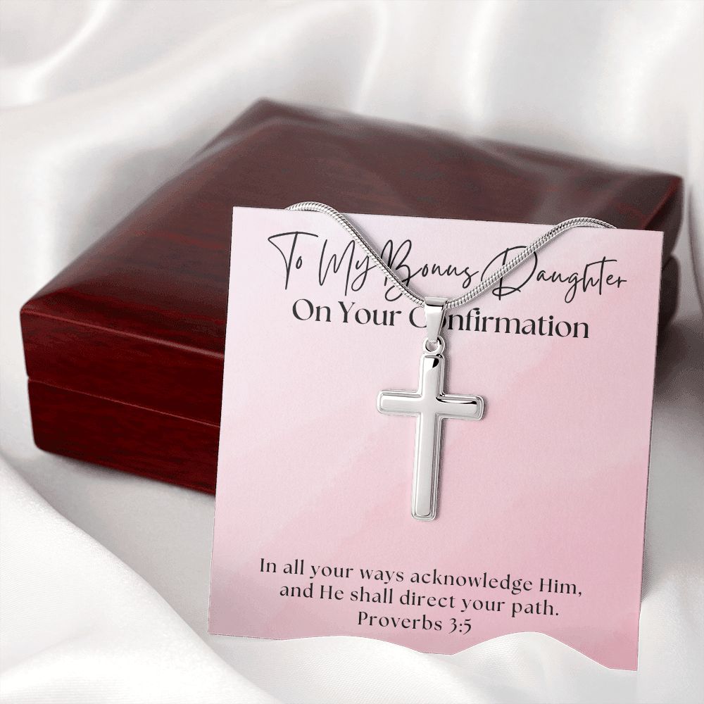 Confirmation Gift For Girl | Your Path Cross Necklace 0816SSCN
