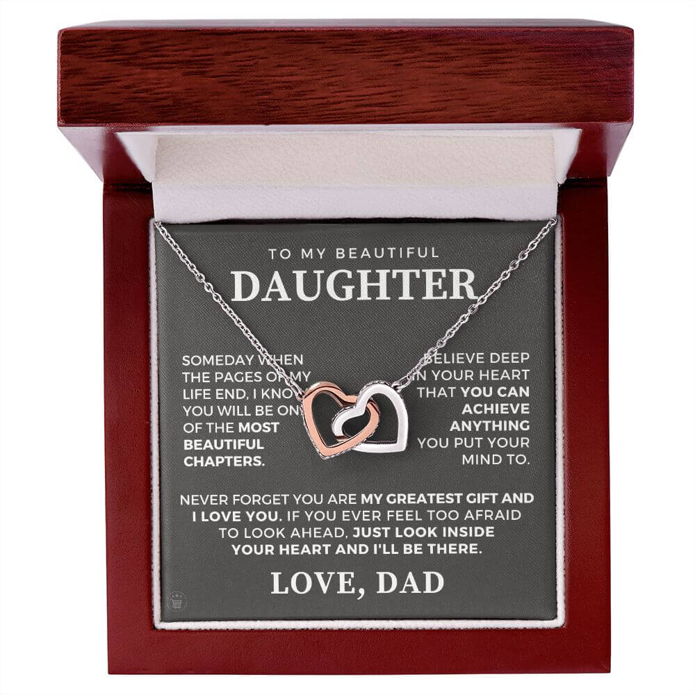 daughter necklace from dad