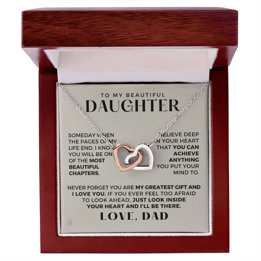 daughter necklace from dad