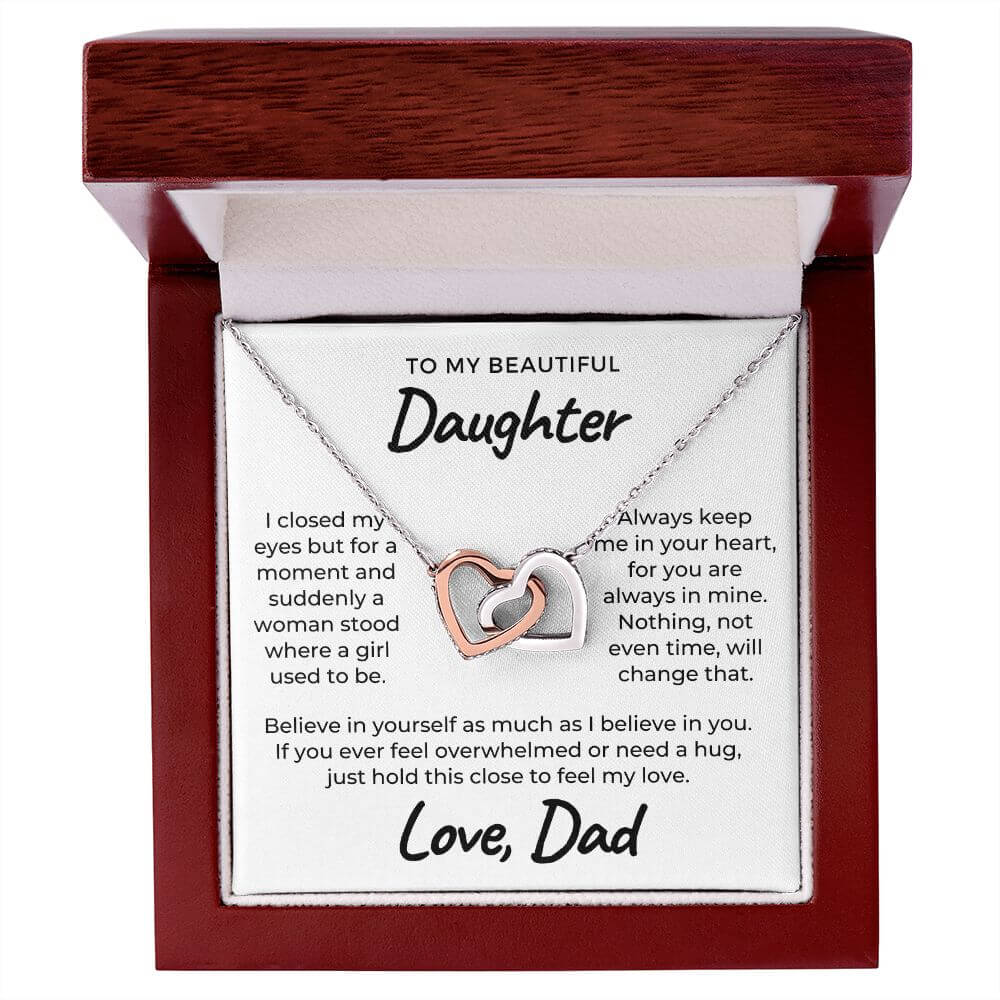 daughter necklace from dad