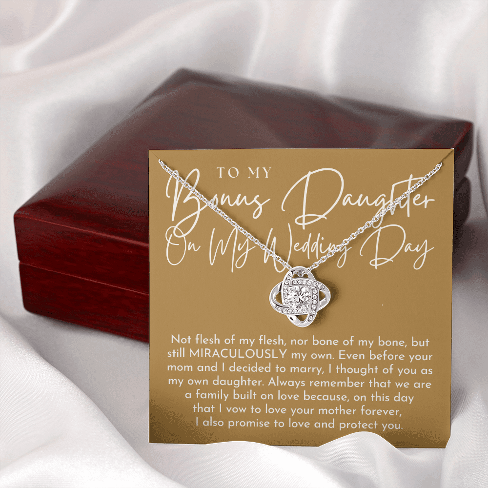 Stepdaughter Wedding Gift | On This Day Necklace 0555T3 – Gilded Cart