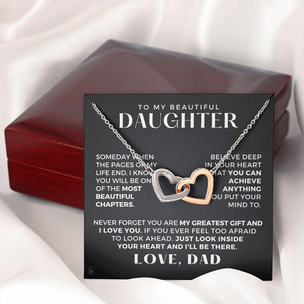 daughter necklace from dad