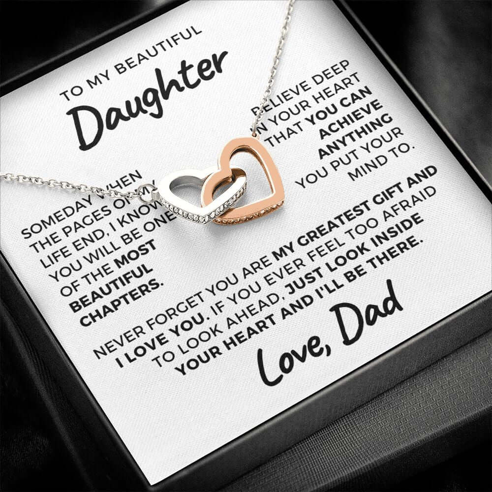 daughter necklace from dad