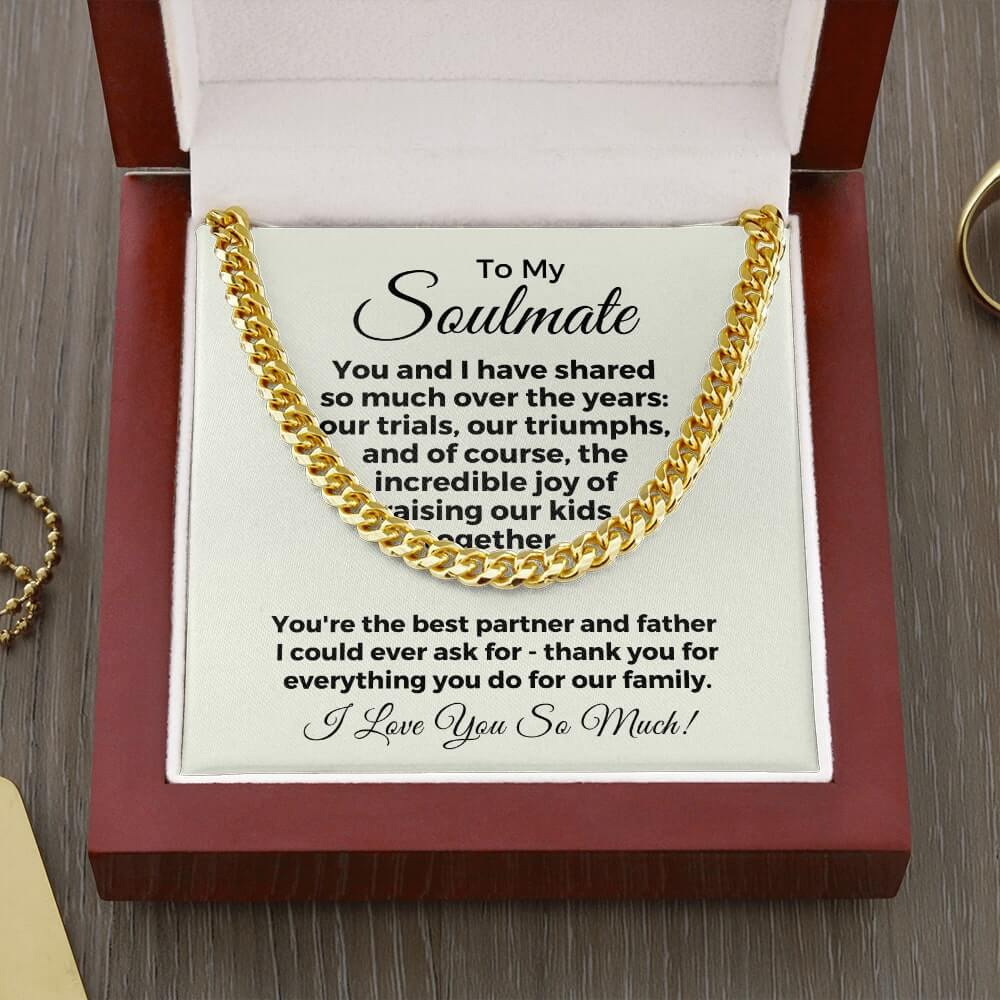 Father's Day Gift From Soulmate | Best Partner Cuban Link Chain 0447T11