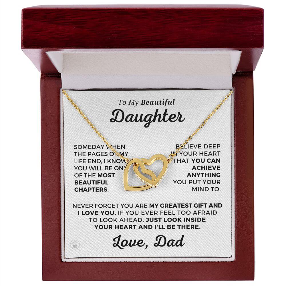 daughter necklace from dad