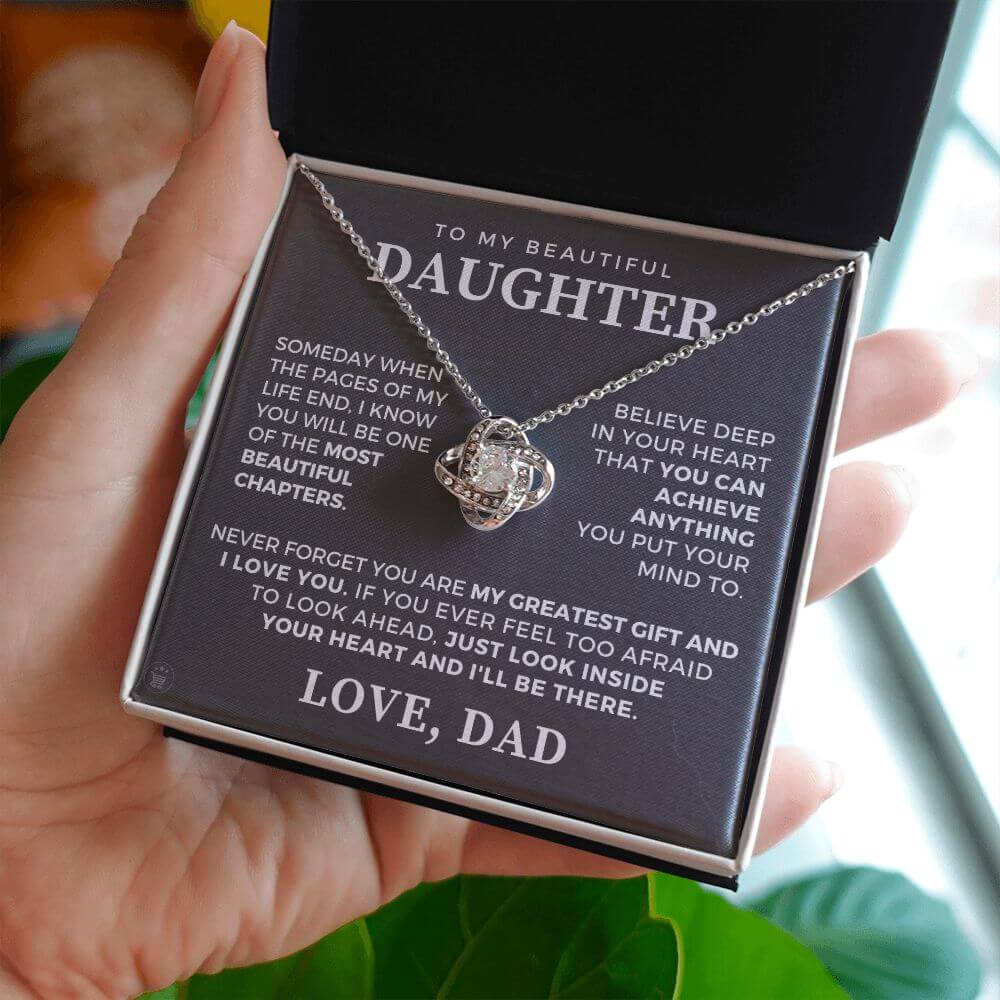 daughter necklace from dad