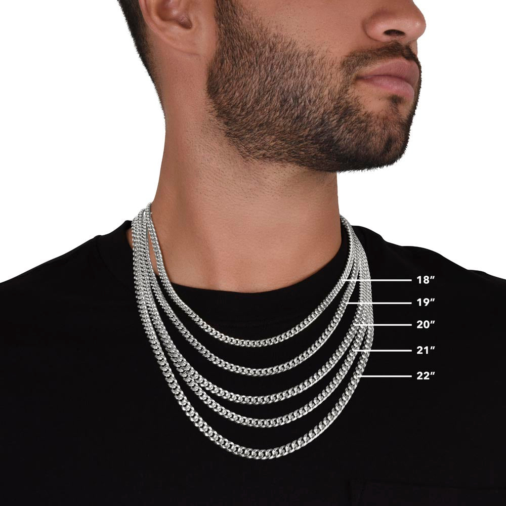 Gift For Boyfriend | My Heart Cuban Link Necklace 0775T6C